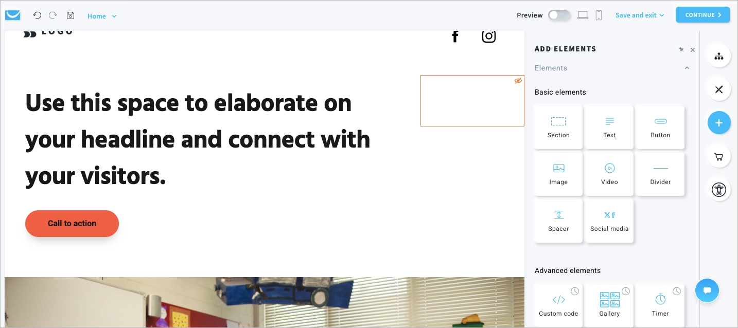 GetResponse - Landing Page Ersteller