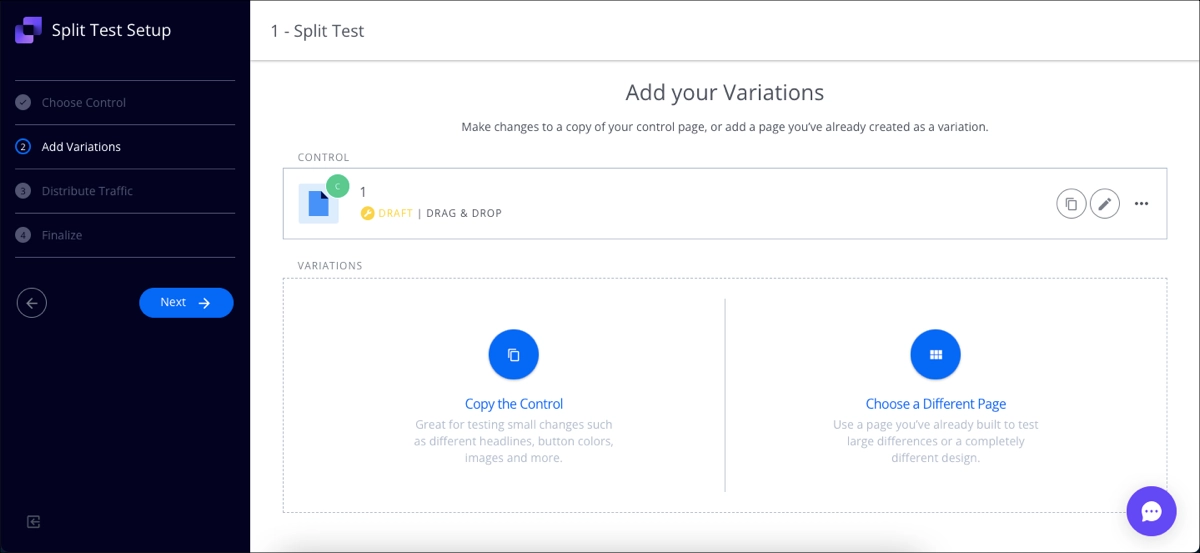 Splittest - Leadpages