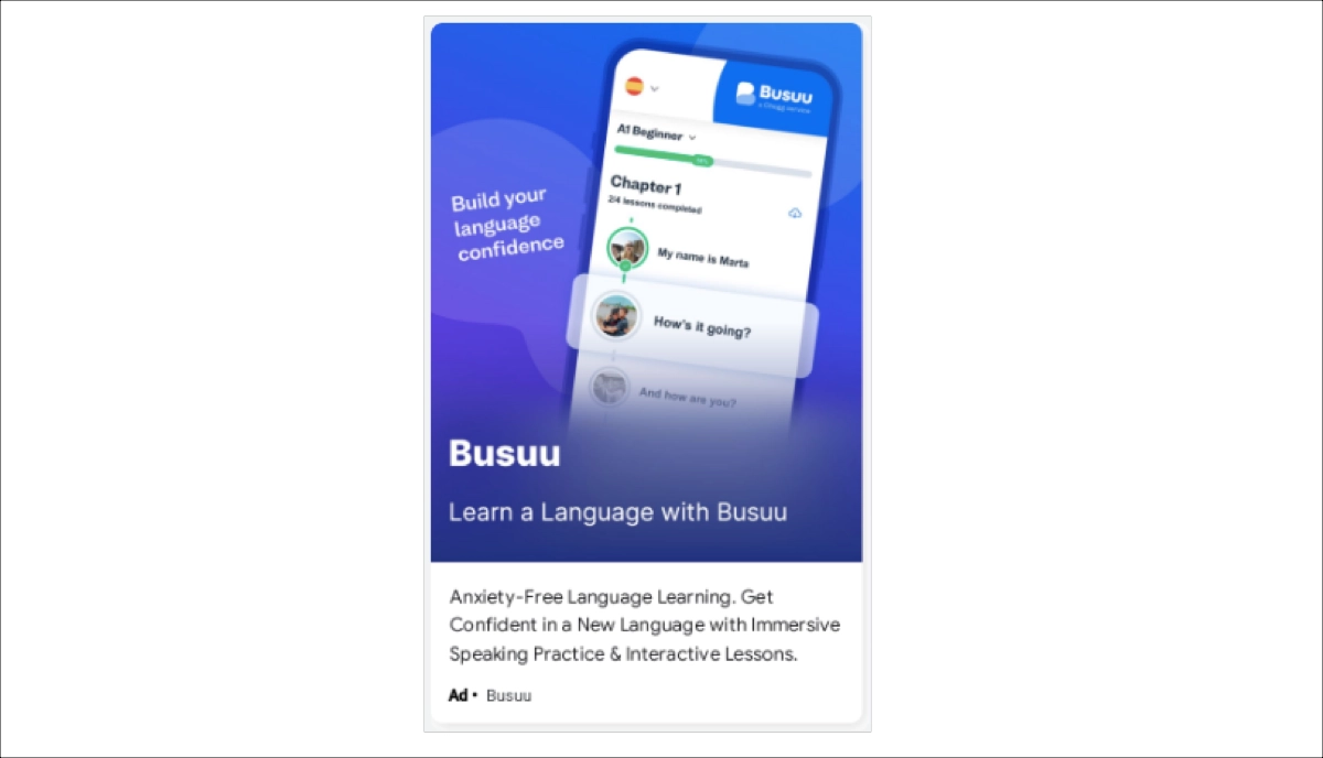 one of the best display ads for app promotion