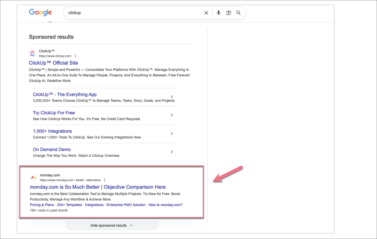 clear confidence as ad strength