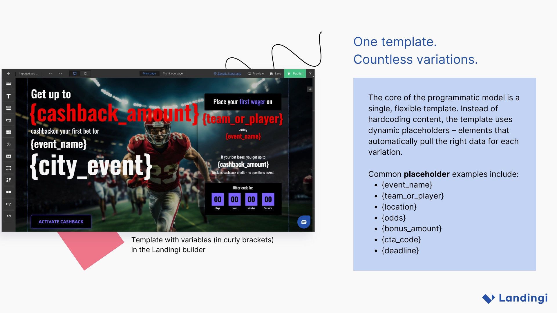 Sample variables for programmatic