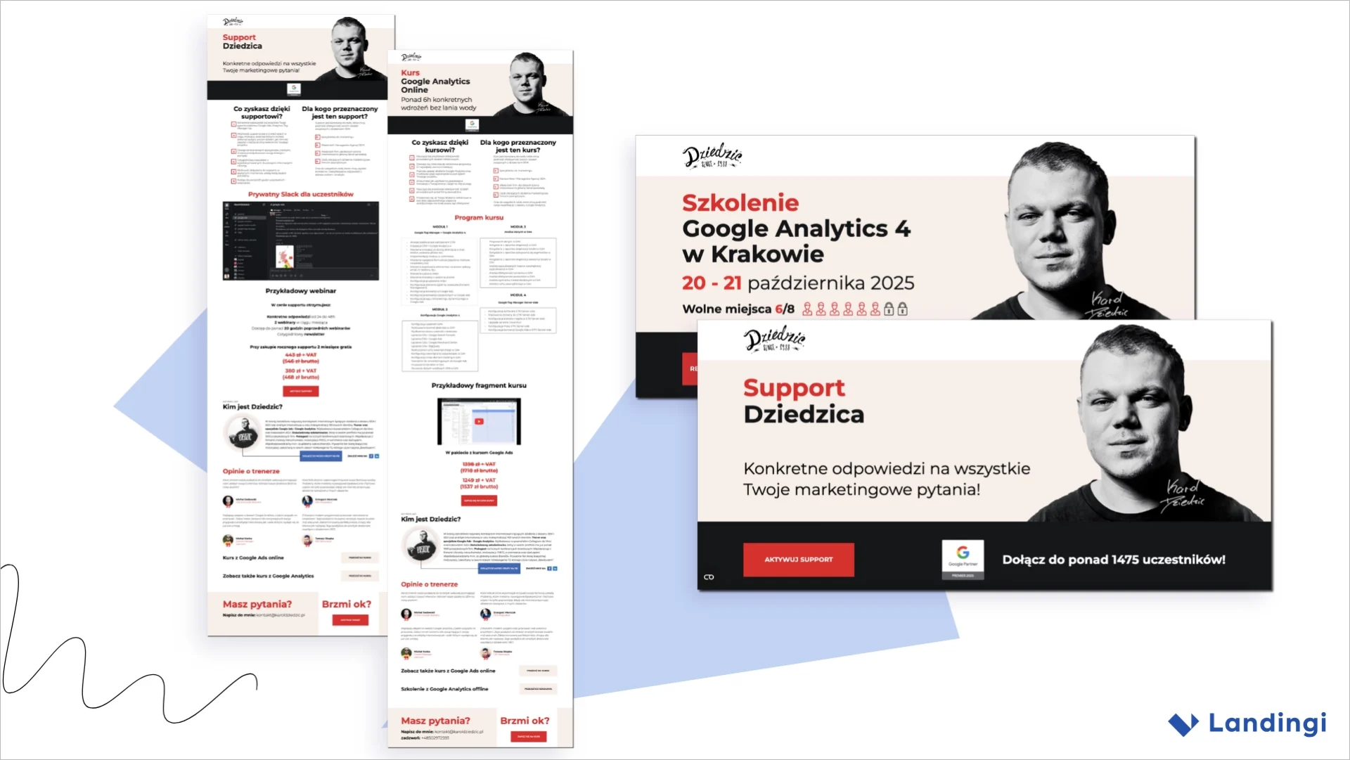 karol dziedzic landing page