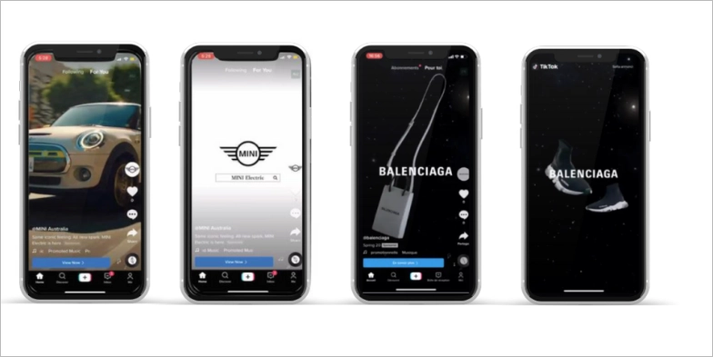 esempio di annuncio topview tiktok - V Energy