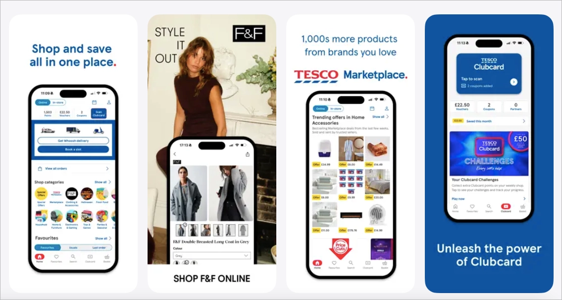 universal app campaign example &ndash; Tesco