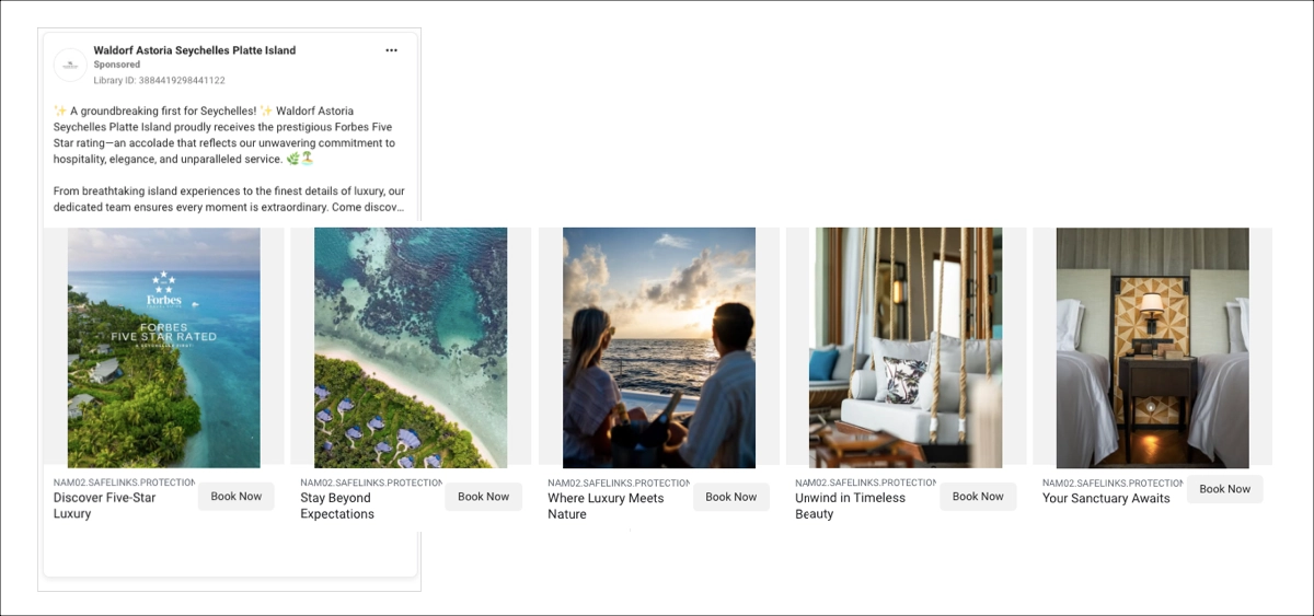 effective strategy for carousel ads in the travel industry
